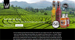 Desktop Screenshot of kombuchaking.co.nz